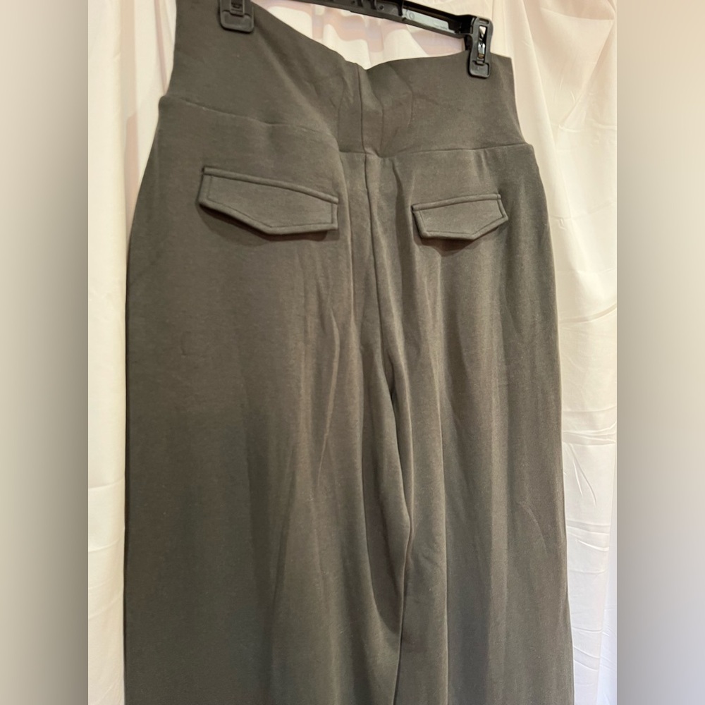 OGL Tummy Warmer Pin Tuck Pants - Large - Medium Gray - NWT - Picture 6 of 9